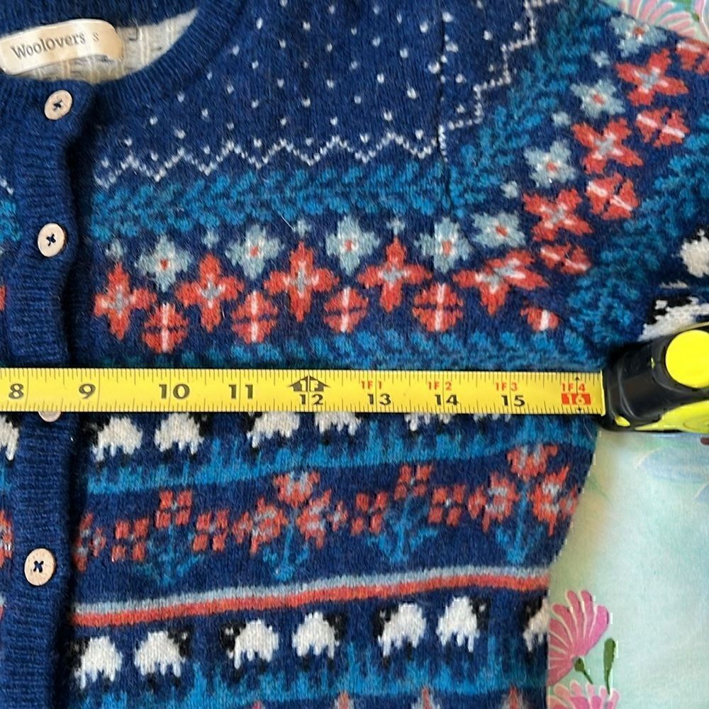 WoolOvers Cardigan Sheep Print - S “SEE MEASUREMENTS” - Picture 14 of 14
